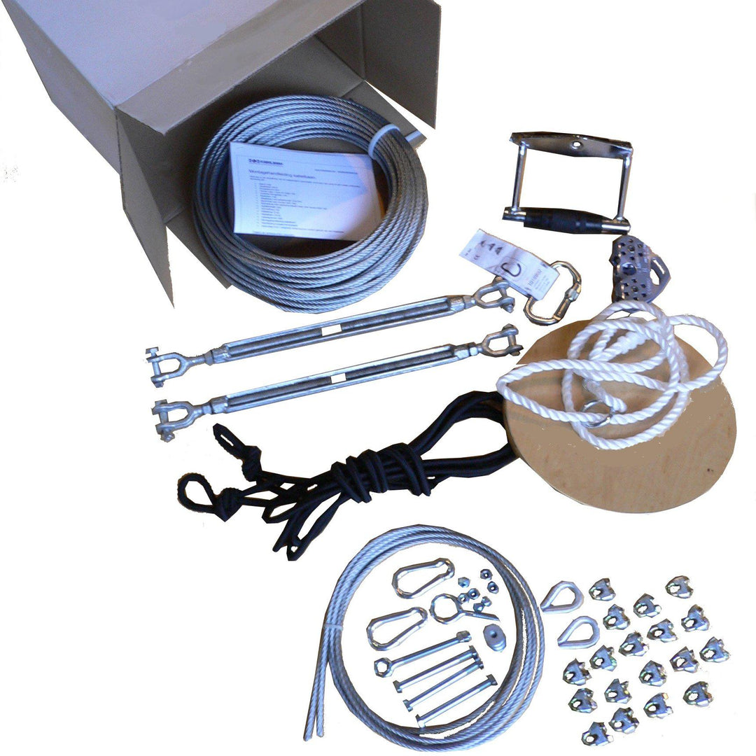 Zipline kit 45 m - Silver-Cable-ride.com