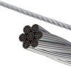 8 mm Flugzeugverzinkte Kabel, 60 m Rolle - Cable-ride.com