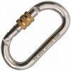 Aço oval carabiner-O